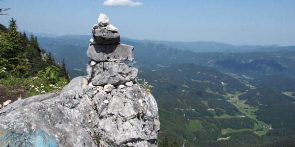 Am Weg zum Gippel Gipfel