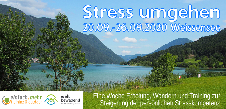 Wandern und Stressbewältigung am idyllischen Weißensee